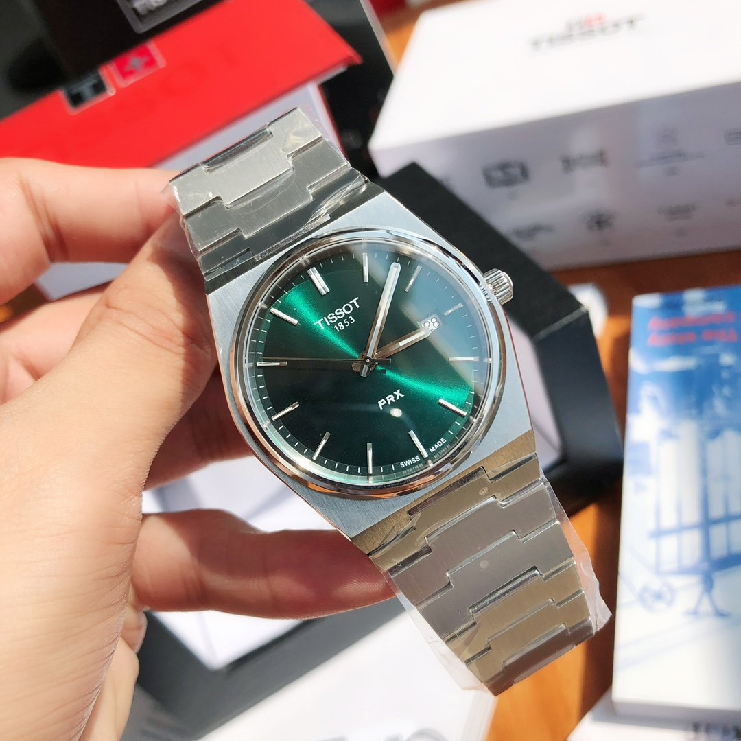 ТЅТ PRX 40mm Uhr Grün