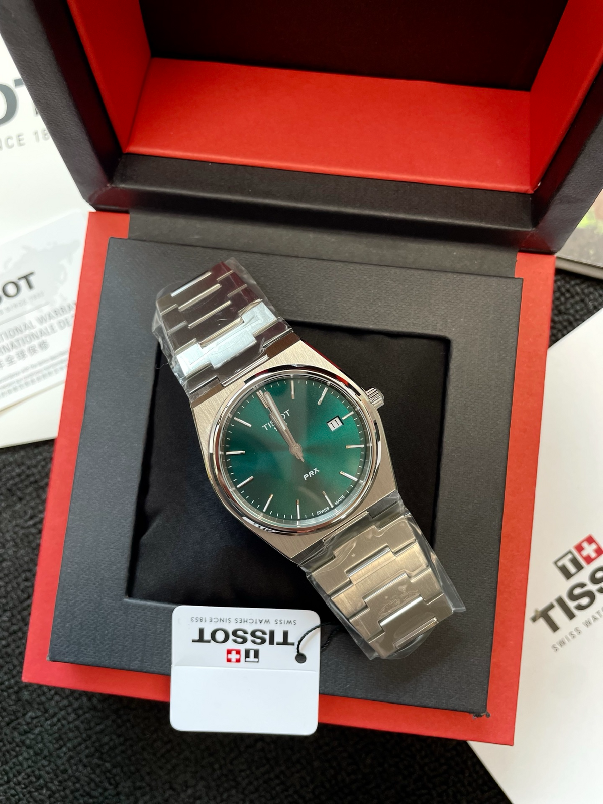 ТЅТ PRX 40mm Uhr Grün