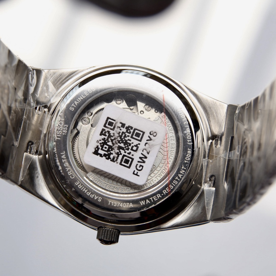 ТЅТ PRX Textured 40mm zegarek srebrno-biały