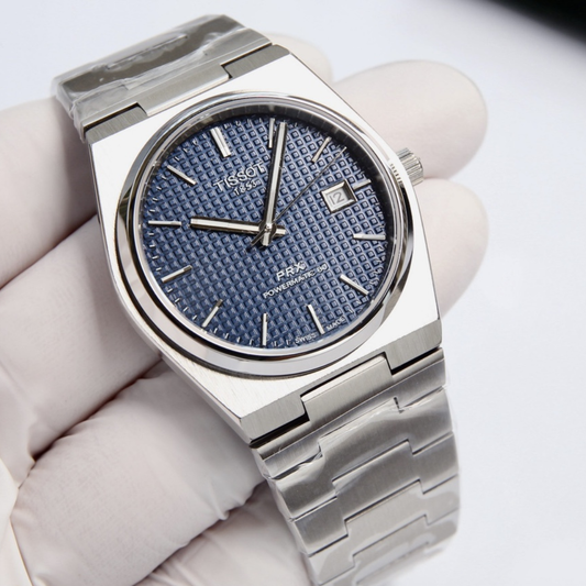 ТЅТ PRX テクスチャード 40mm ウォッチ ブルー