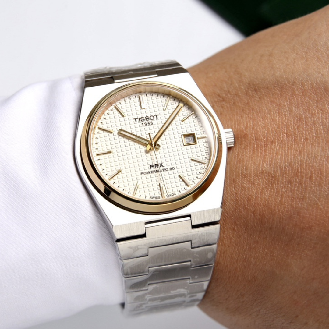 ТЅТ PRX Two Tone 40mm-ur guld