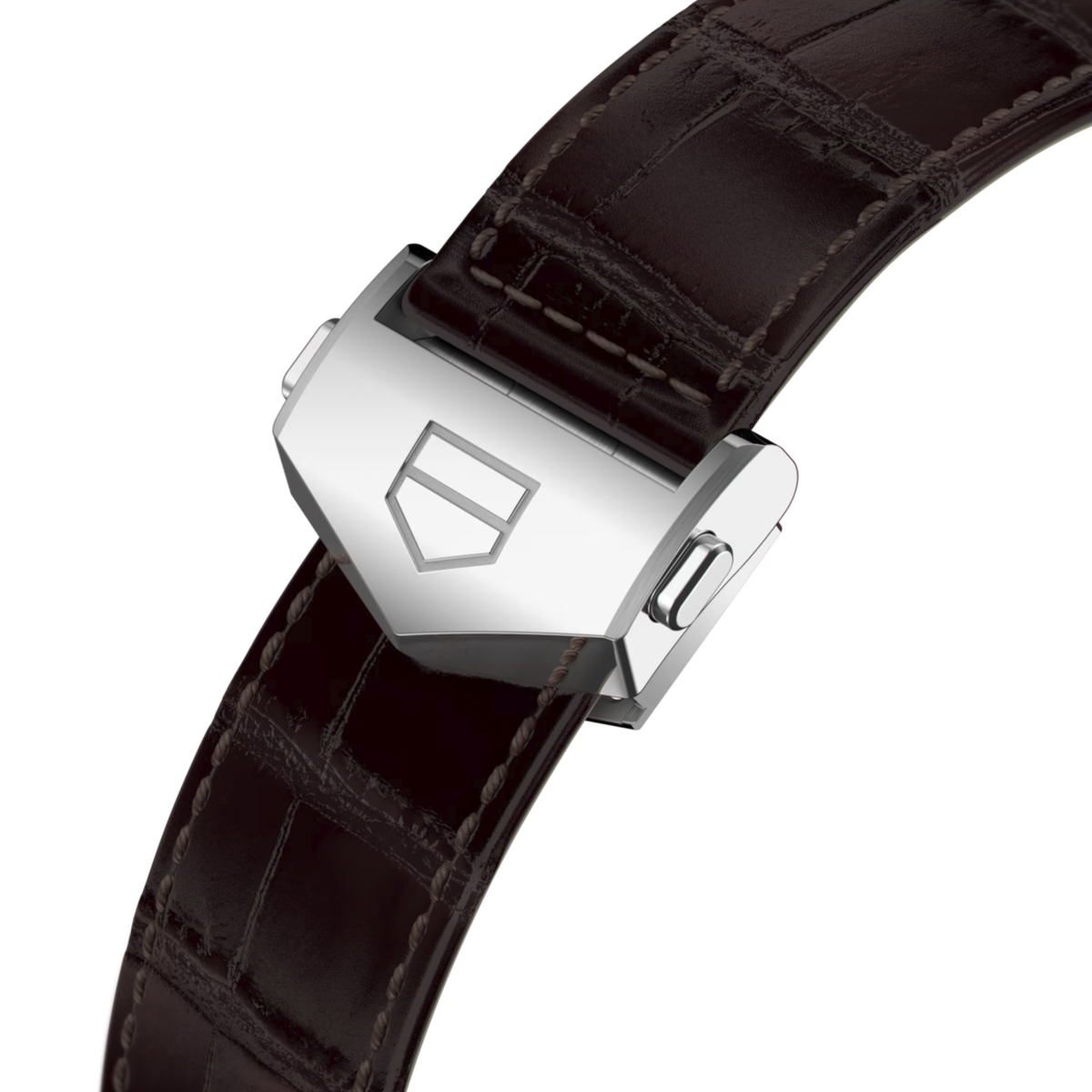 TAG Heuer Carrera Chronograph 42mm – Brunt läderarmband