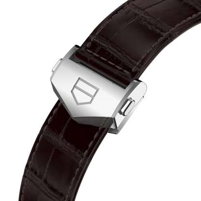 TAG Heuer Carrera Chronograph 42mm – Brunt läderarmband
