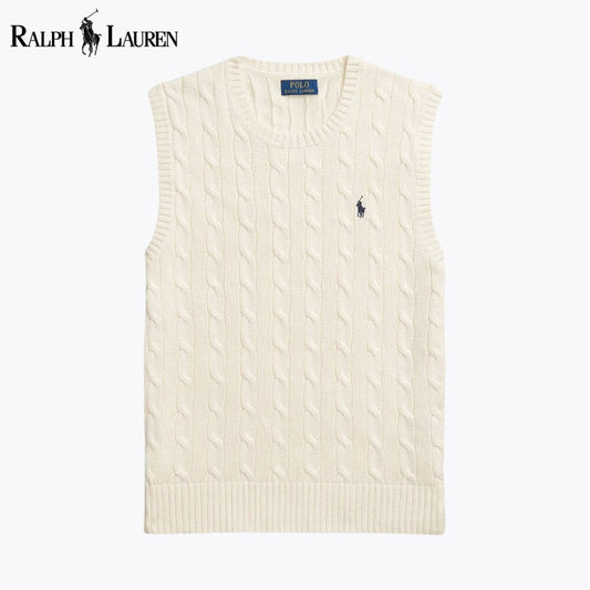 Gilet RL en coton torsadé