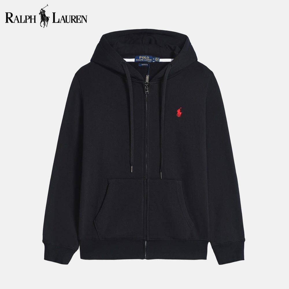 Sweatshirt clássica essencial de algodão com capuz RL