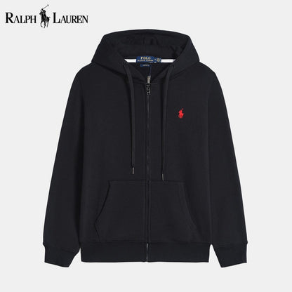 Sweatshirt clássica essencial de algodão com capuz RL