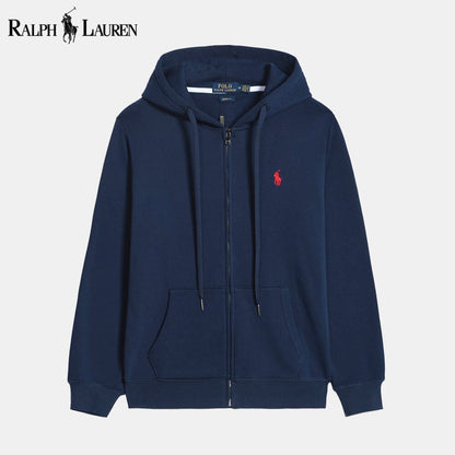 Sweatshirt clássica essencial de algodão com capuz RL