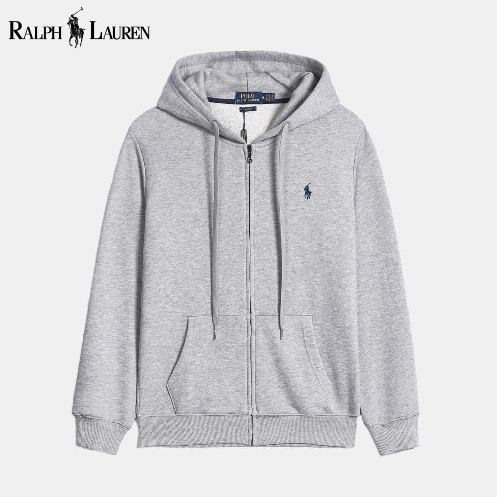 Sweatshirt clássica essencial de algodão com capuz RL