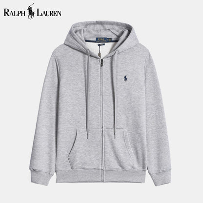 Sweatshirt clássica essencial de algodão com capuz RL