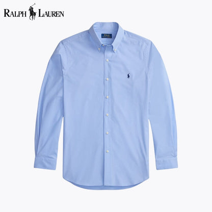 Camisa clássica de popelina elástica RL