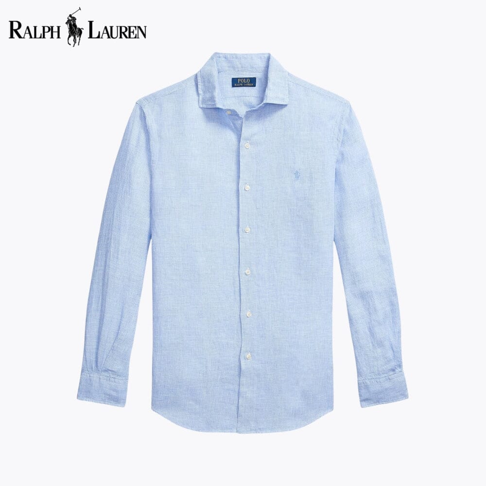 Camisa de linho Custom Fit Polo RL