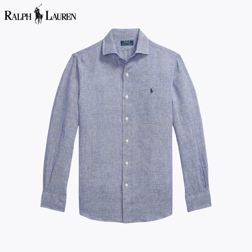 Camisa de linho Custom Fit Polo RL