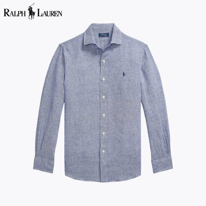 Camisa de linho Custom Fit Polo RL