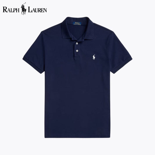 Polo tričko RL Custom Slim Fit zo strečovej sieťoviny