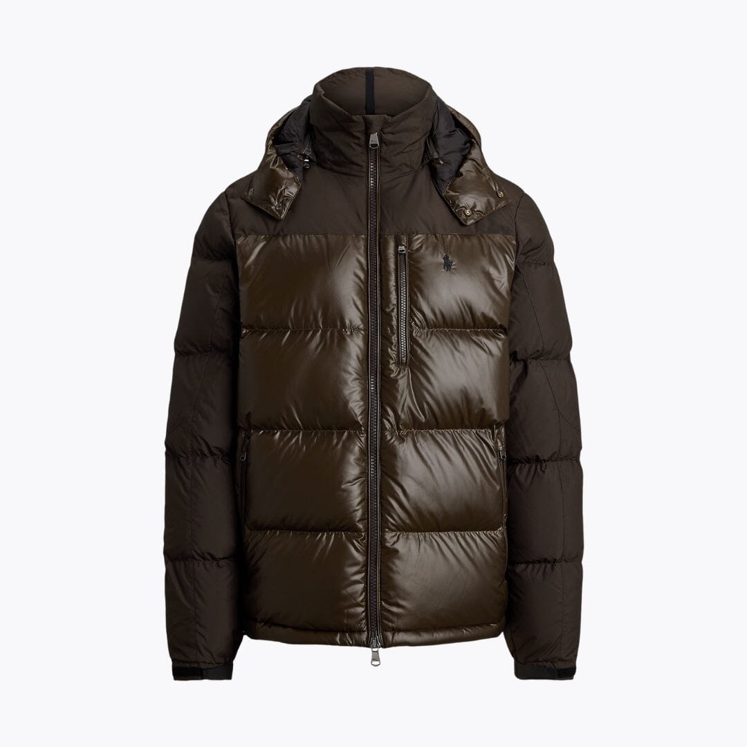 Casaco Gorham acolchoado de penas bicolor Polo RL