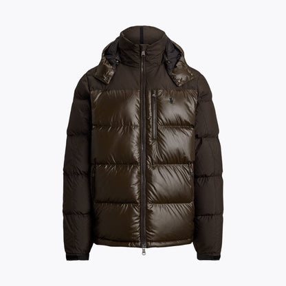 Casaco Gorham acolchoado de penas bicolor Polo RL