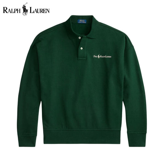 Sweatshirt RL com gola e logótipo