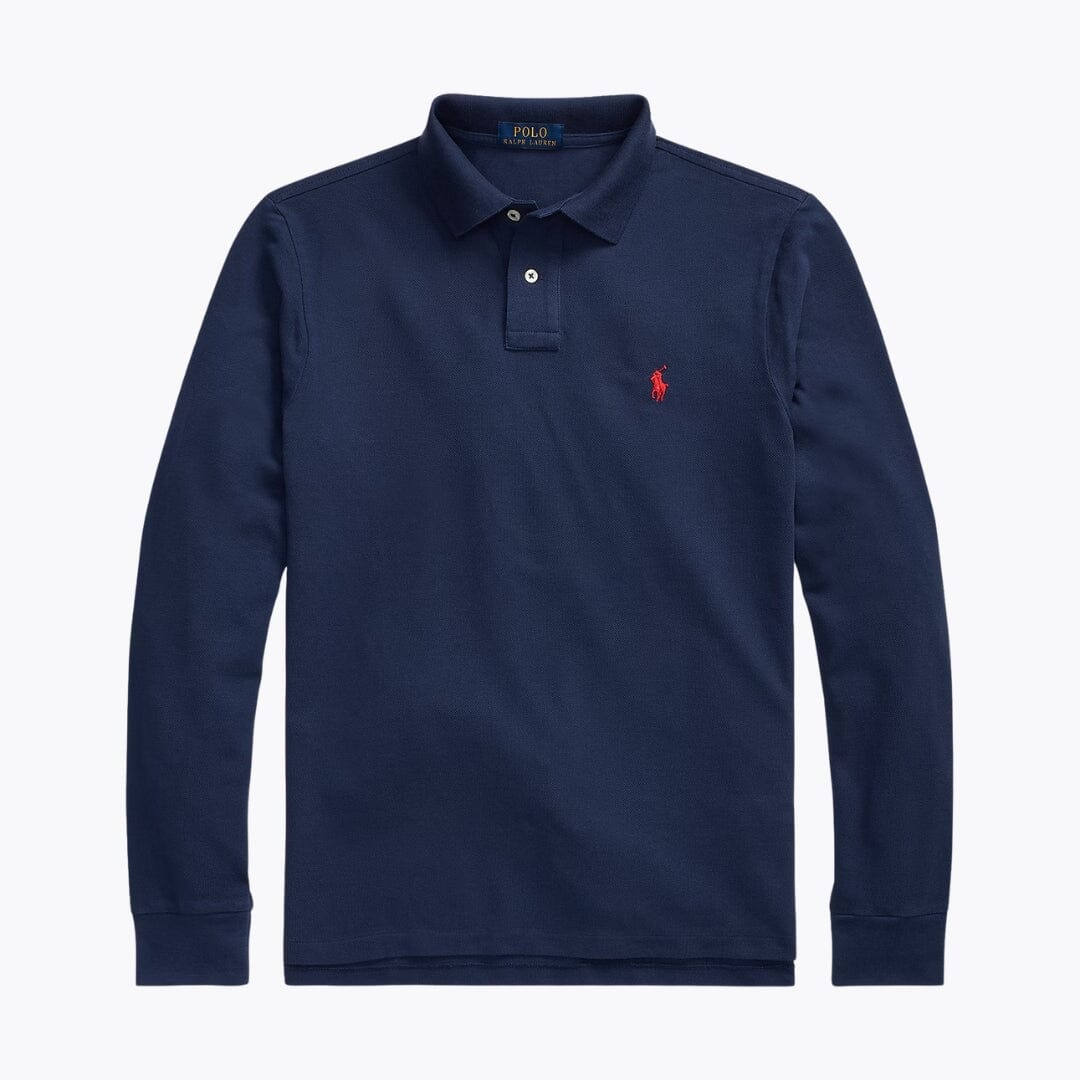Polo de malha de manga comprida RL