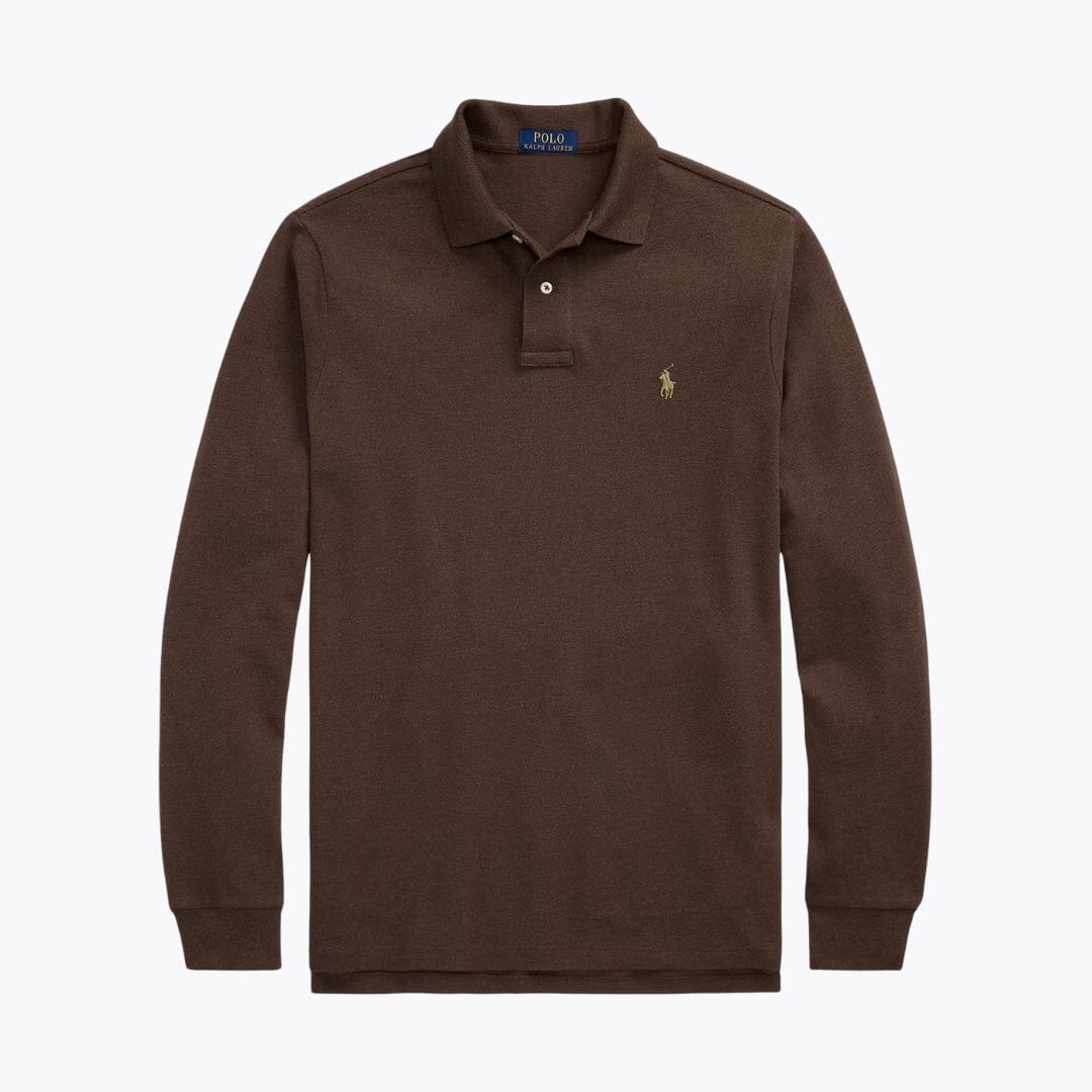 Polo de malha de manga comprida RL