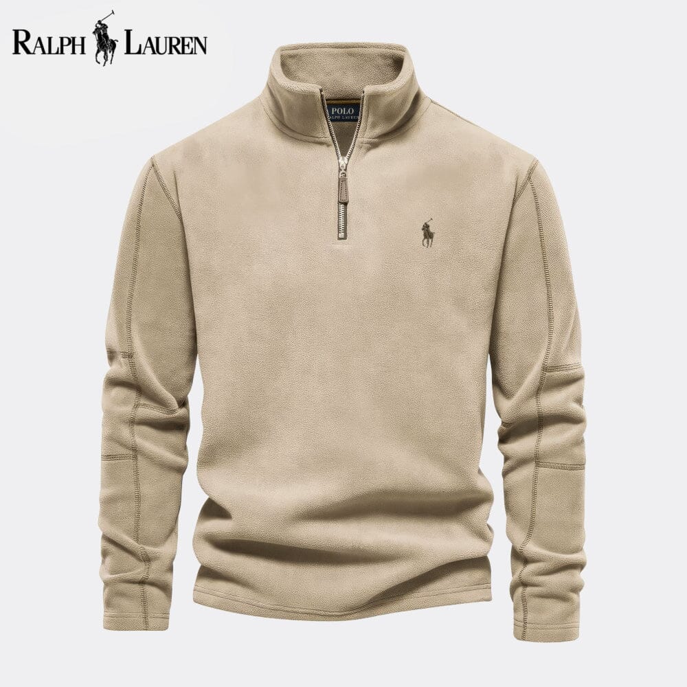 Camisola de lã de malha entrançada Prestige RL