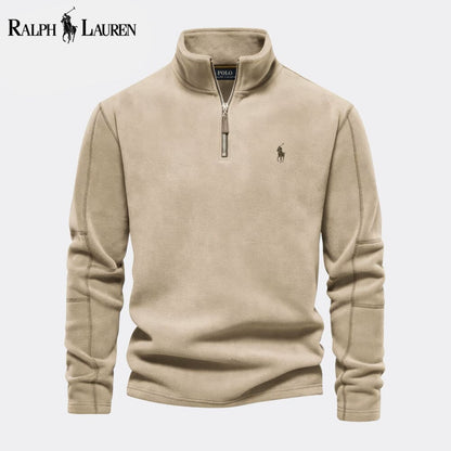 Camisola de lã de malha entrançada Prestige RL