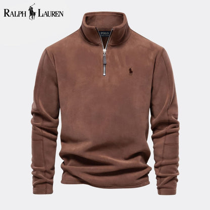 Camisola de lã de malha entrançada Prestige RL