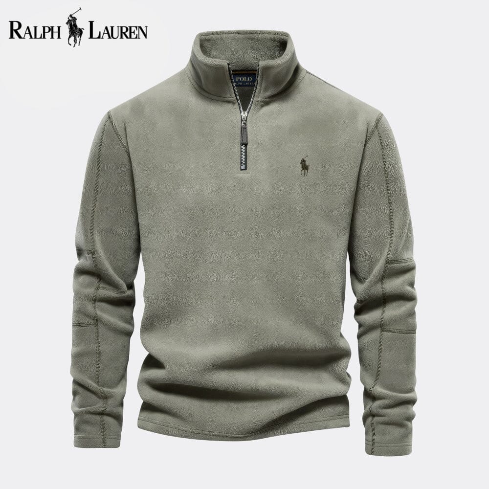 Camisola de lã de malha entrançada Prestige RL