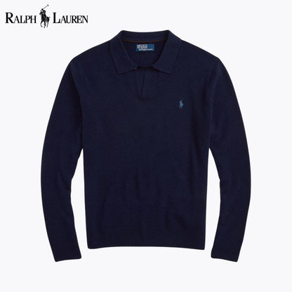 Camisola de lã com gola Johnny Polo RL