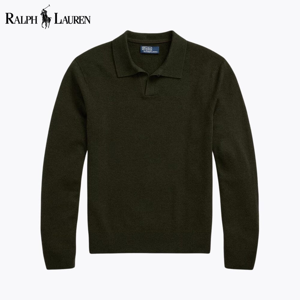 Camisola de lã com gola Johnny Polo RL