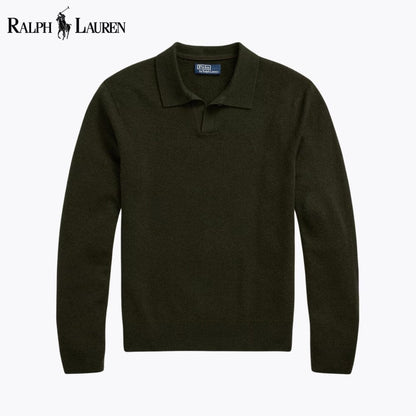 Camisola de lã com gola Johnny Polo RL