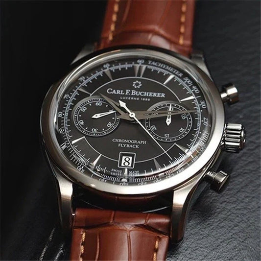 Relógio de quartzo F. Bucherer Classic Chronograph
