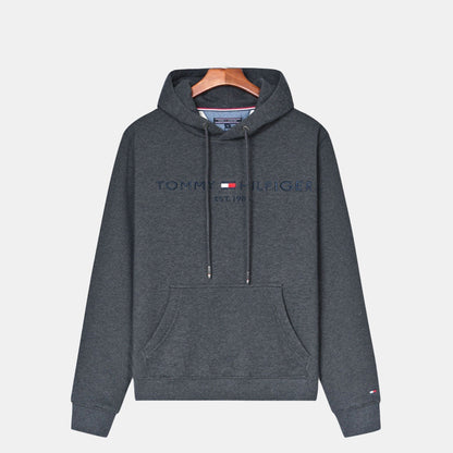 Sweatshirt com capuz TH de algodão premium