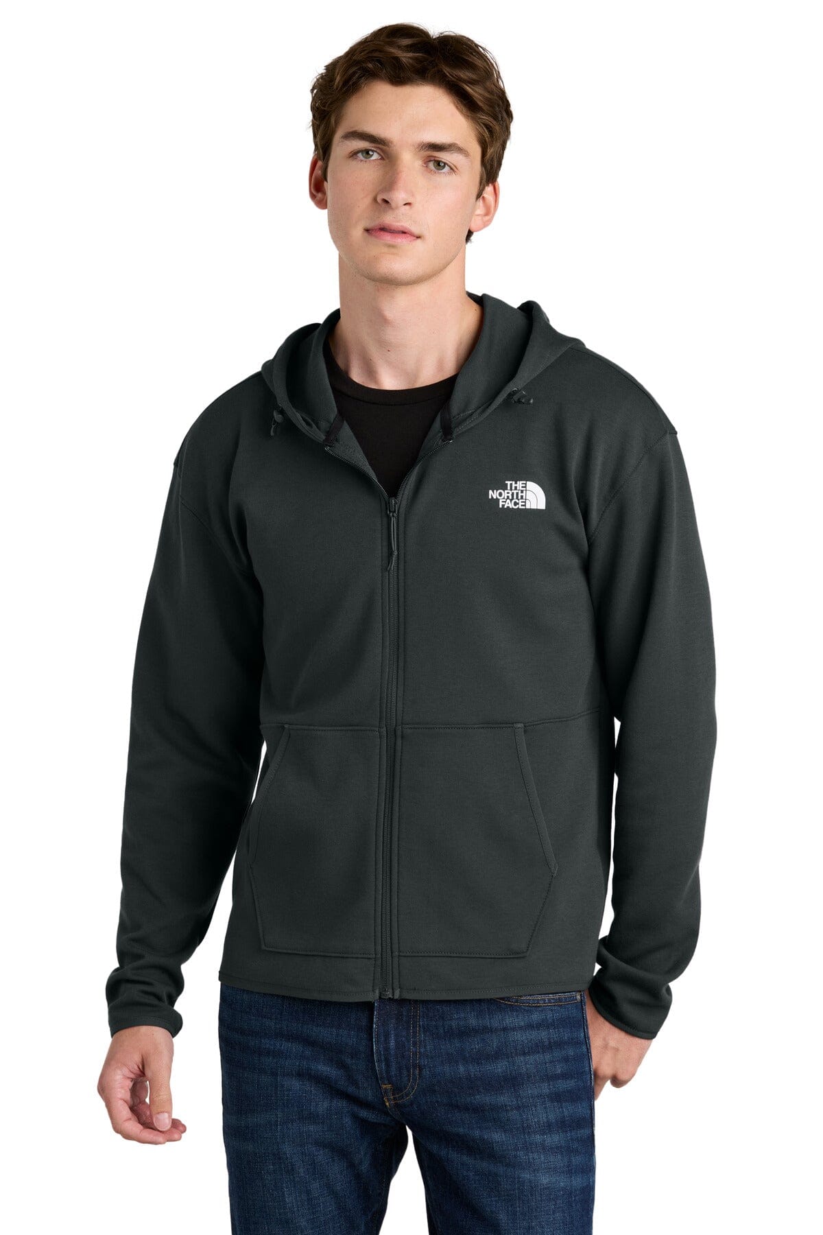 TNF ® Sweatshirt com capuz, malha dupla e fecho integral NF0A8BUS