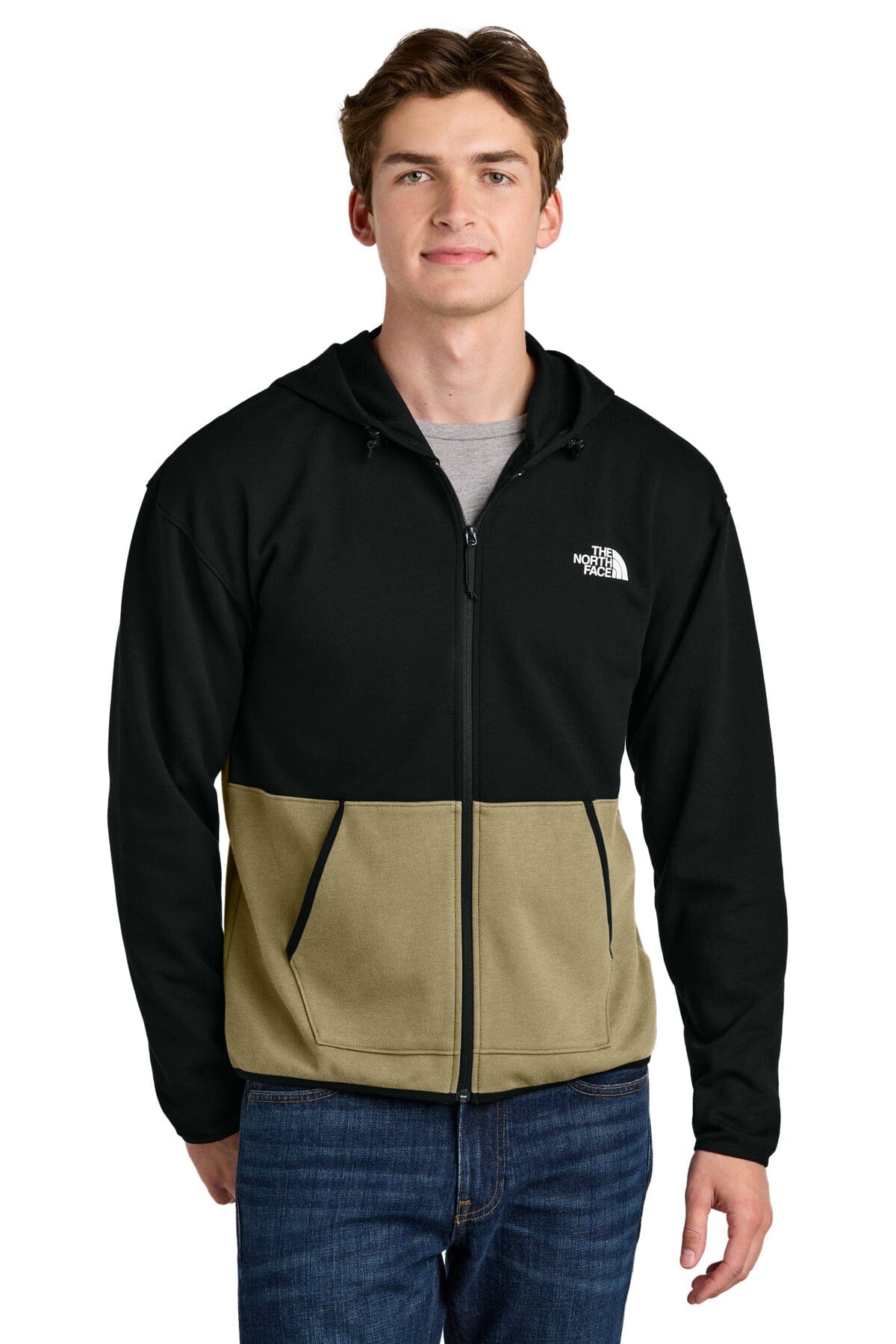 TNF ® Sweatshirt com capuz, malha dupla e fecho integral NF0A8BUS