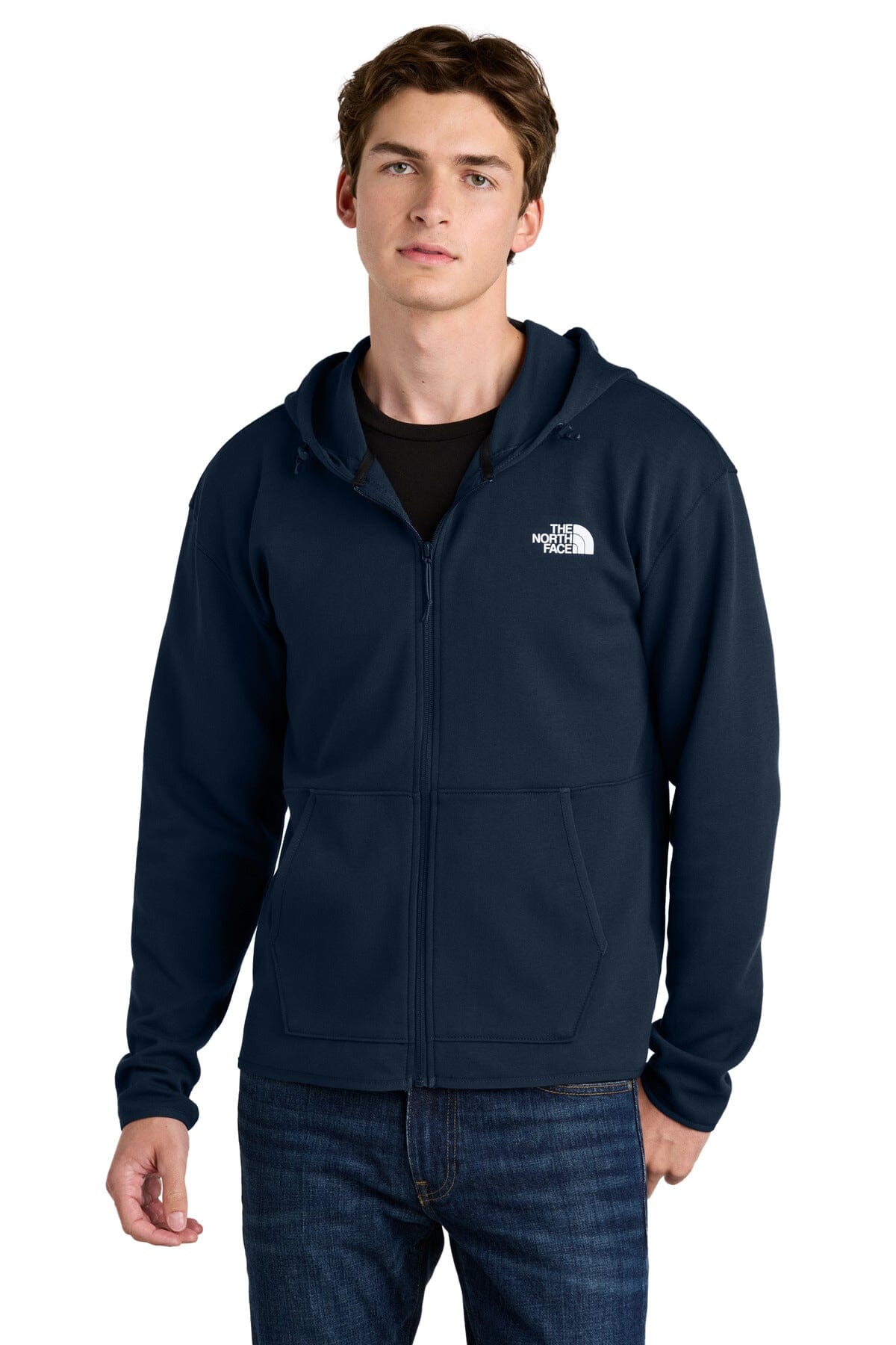 TNF ® Sweatshirt com capuz, malha dupla e fecho integral NF0A8BUS