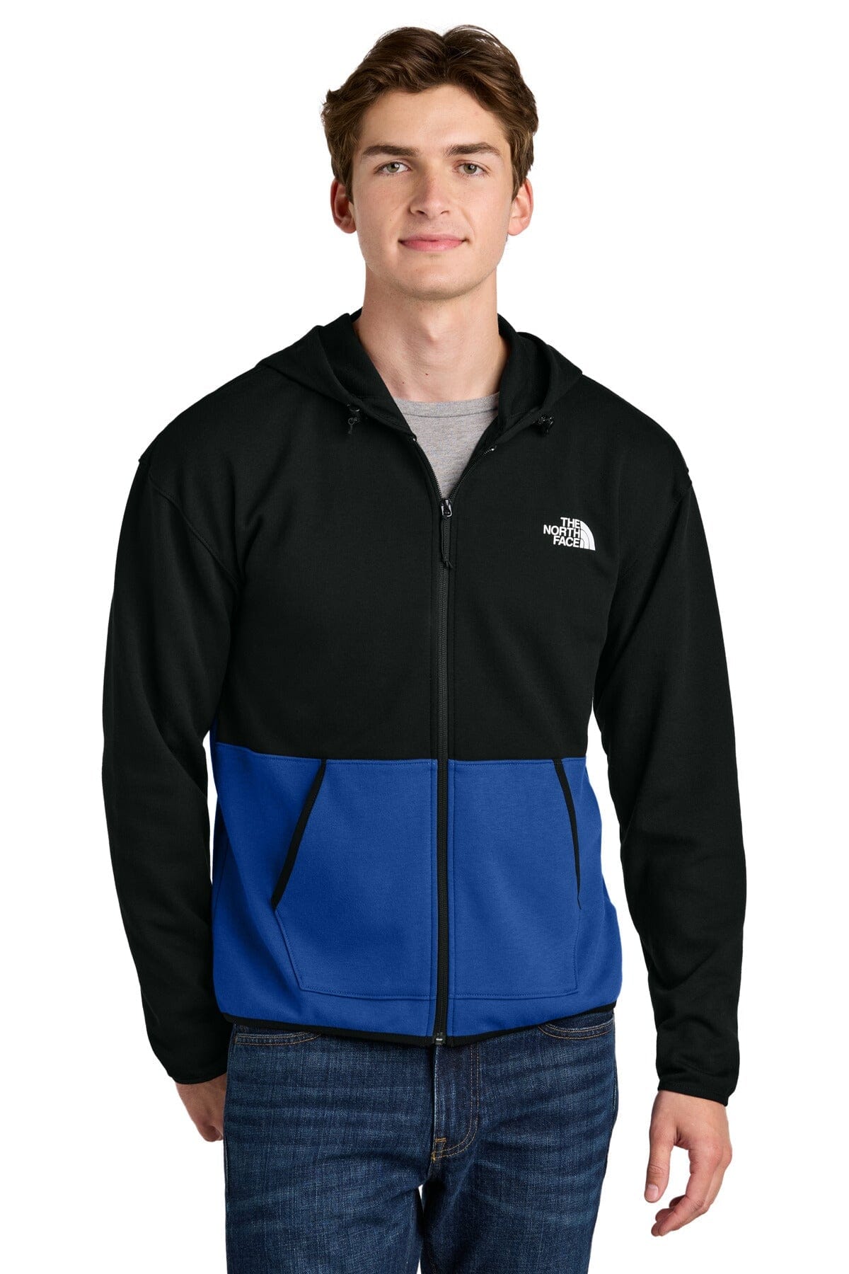 TNF ® Sweatshirt com capuz, malha dupla e fecho integral NF0A8BUS