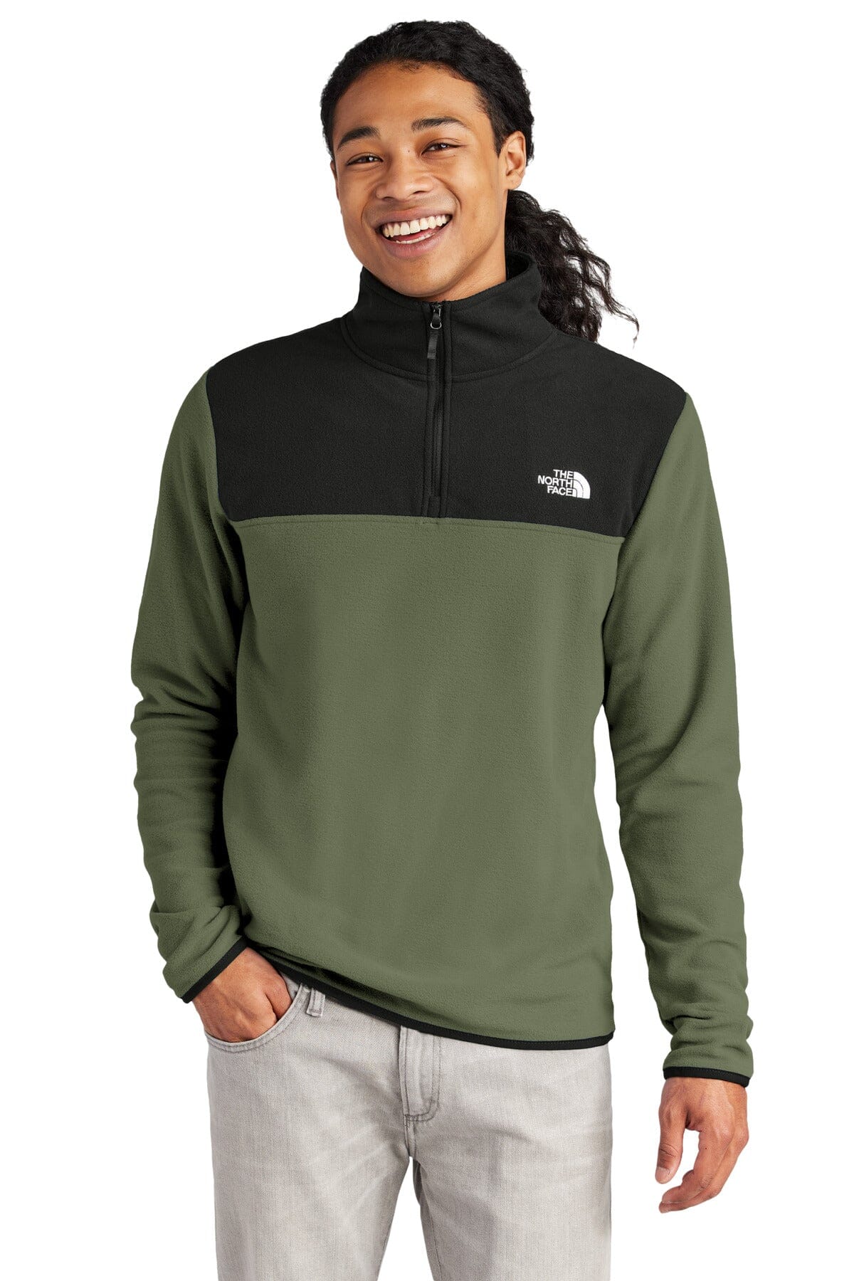 Camisola de lã polar TNF ® Glacier com fecho de 1/4 NF0A7V4L