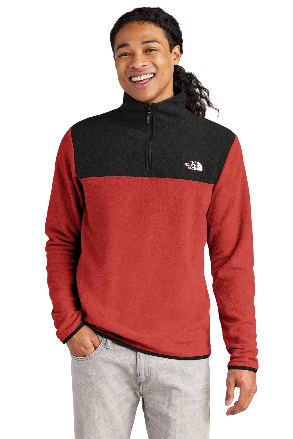 Camisola de lã polar TNF ® Glacier com fecho de 1/4 NF0A7V4L