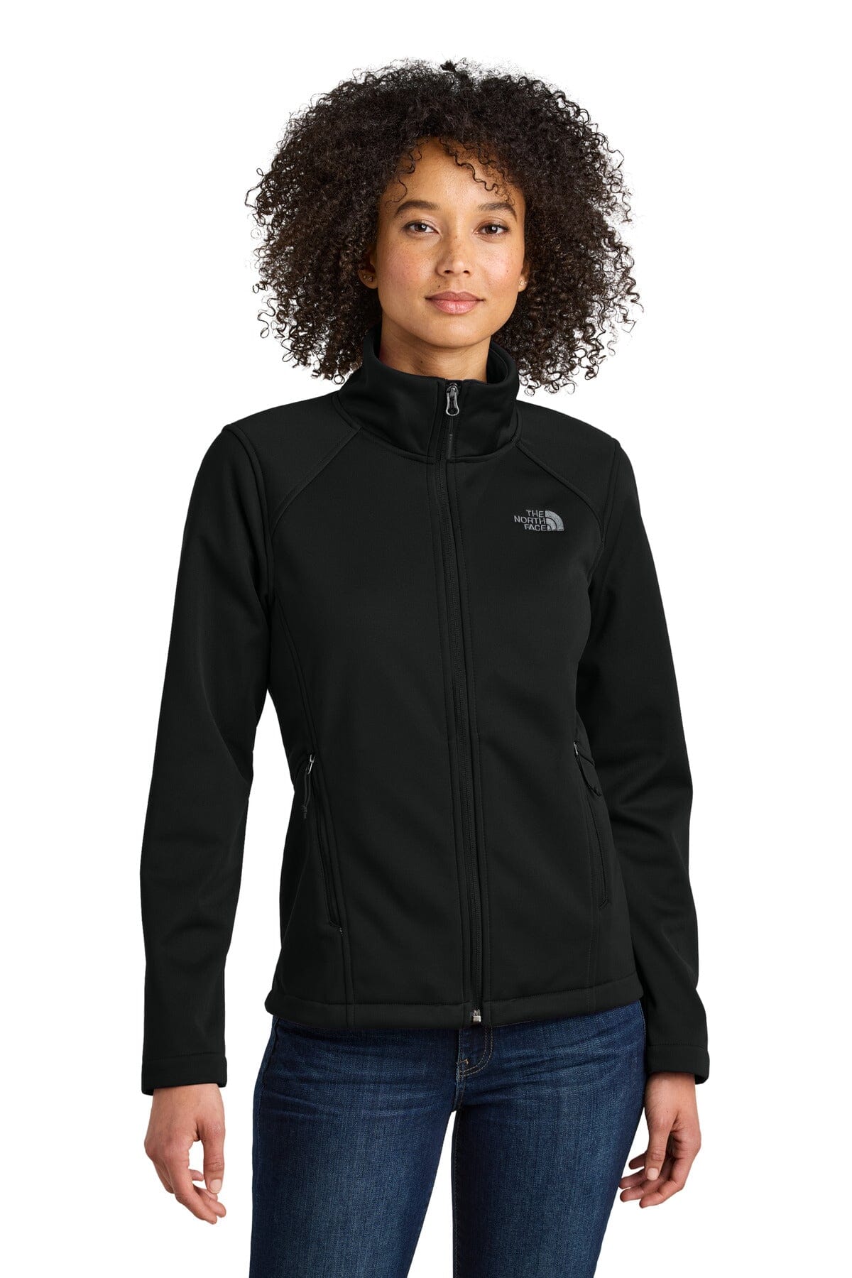 TNF ® Casaco Ridgewall Soft Shell feminino com logótipo no peito NF0A88D4