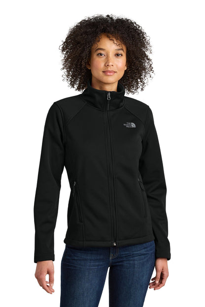 TNF ® Casaco Ridgewall Soft Shell feminino com logótipo no peito NF0A88D4