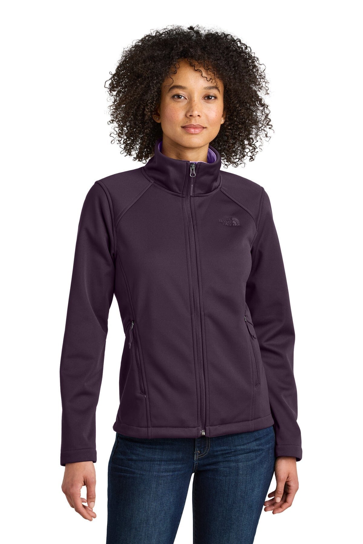 TNF ® Casaco Ridgewall Soft Shell feminino com logótipo no peito NF0A88D4