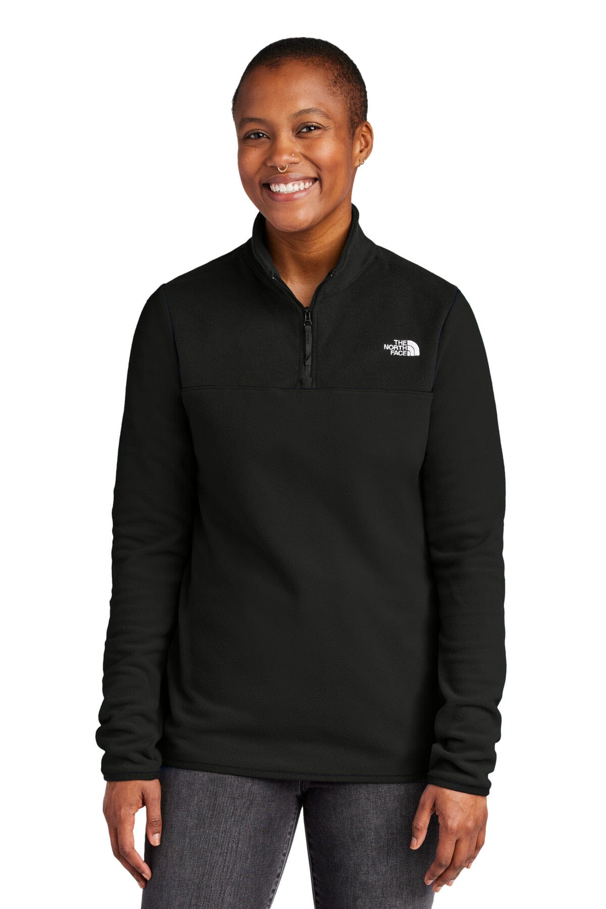 Camisola de lã polar TNF ® Glacier feminina com fecho de 1/4 NF0A7V4M