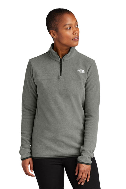 Camisola de lã polar TNF ® Glacier feminina com fecho de 1/4 NF0A7V4M